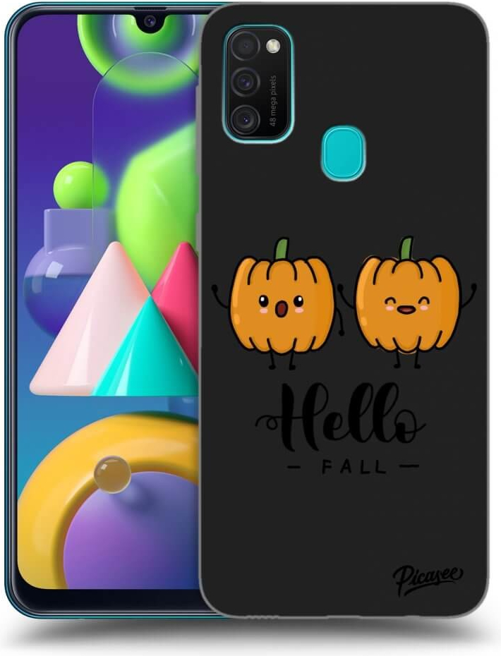 Púzdro Picasee silikónové Samsung Galaxy M21 M215F - Hallo Fall čierne