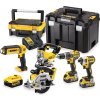 Dewalt DCK551P3T - AKU kombo sada 5 druhov náradia 18V, 3x AKU 5,0Ah, nabíjačka 2x kufor TSTAK™