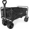 Wozinsky WZP-100 plážový, turistický, záhradný vozík, odolný, široké kolesá, do 100 kg - čierny
