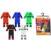 Ninja karnevalový kostým karate M 110-120cm - čierna