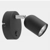 TK Lighting | Nástenné bodové svietidlo TOP 1xGU10/10W/230V čierna | TK4415