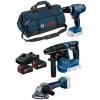 Bosch - 7-dielna súprava AKU náradia, batérií a nabíjačky 0615A500AG
