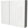 Zrkadlová skrinka bez osvetlenia Devo Vena 2.0 80 x 15 x 70 cm classico stone grey