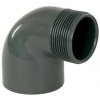 Aquaram PVC tvarovka - Koleno 90° 50 mm lepenie / vonkajší závit 1 1/2“ 0211100007