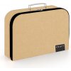 Výtvarný kufrík Oxybag 34 CM KRAFT NATURE béžová,Čierna