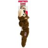 Hračka Kong Dog Scrunch Knots Veverička s pískatkom, polyester, hnedá, M/L