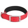 Obojok pes SOFT NYLON červený 25mm/65cm Zolux