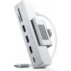 Replikátor portov Satechi USB-C Clamp Hub iMac 24inch (2021) / (1x USB-C až 5 Gbps, 3x USB-A 3.0 až 5 Gbps, inc. (ST-UCICHS)