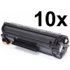 Toner 10 x HP CE285A (85A), desaťbalenie, čierna (black), alternatívny