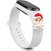 HARDEL SPRAP XMAS BAND pro Xiaomi Mi Band 4 / Mi Band 3 Christmas Silicone Belt Bracelet White (Santa Claus)
