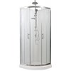 ARTTEC BRILIANT 80 x 80 cm - Sprchový box model 1 z činčilového skla - sprchový set PAN04598