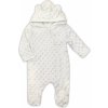 Dojčenský zimný overal Nicol Minky biely 56