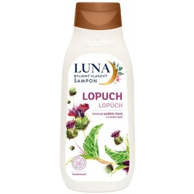 ALPA LUNA bylinný šampón lopúchový 430 ml, lopúch