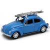 Welly Volkswagen Beetle model 1:34 modrý