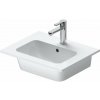 Duravit ME by Starck Nábytkové umývadlo, 53x43 cm, 1 otvor na batériu, matná biela 2336533200