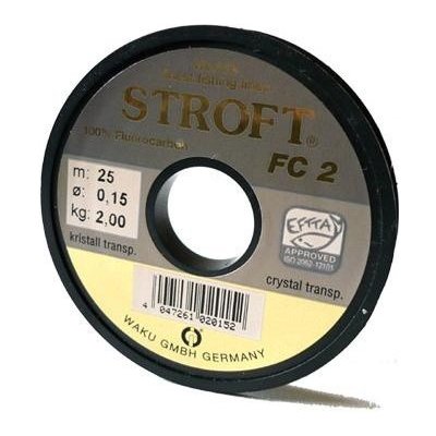 Stroft Fluorocarbon FC2 25m 0,15mm 2kg