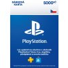 PlayStation Store predplatená karta 5000 Kč