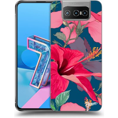 Púzdro Picasee silikónové Asus Zenfone 7 ZS670KS - Hibiscus čiré