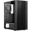 1stCOOL skříň GAMER 4, Mid tower, AU, USB 3.0, USB-C, 2x120mm, průhledná bočnice, bez zdroje, černá ML-GAMER4-AU-USB3-TS