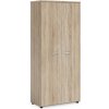 Policová skriňa BASIC, so zámkom, 80x40x182,1cm, dub dub Sonoma