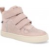 Detské členkové topánky barefoot Bundgaard - Nero Mini Old Rose Glitter ružové