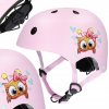 Detská cyklistická prilba na kolobežku Bergen Nino XS/S ružová, nastaviteľná
