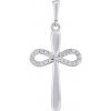 Silvego Strieborný prívesok krížik infinity Tarsicius PRGPAP0635PS