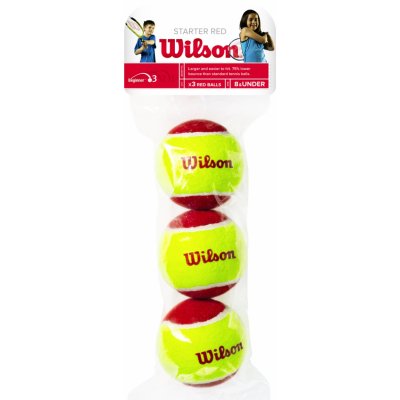 Detské tenisové loptičky Wilson Starter Red (3 ks)