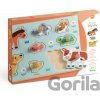 Farmárske zvieratká (Dog'n'Co): puzzle s úchytkami - Djeco