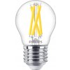 LED žiarovka guľová E27 P45 5,9W = 60W 806lm 2700 teplé vlákno PHILIPS stmievateľné