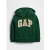 GAP Baby zateplená mikina Logo Sherpa Zelená 2YRS Zelená Zelená