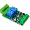 KUONGSHUN ELECTRONICS 12V Modbus RTU 2 Channel Relay Module Input Optocoupler Isolation RS485 MCU for Arduino