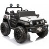 Lean Toys Elektrické autíčko Jeep HC8988 nelakované 2020 4x45W motor 12V10Ah batéria bielá