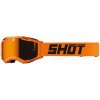 GOGLE na crossovú štvorkolku SHOT ASSAULT 2.0 SOLID ORANGE KTM ZRKADLOVÁ RÝCHLA