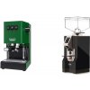 Gaggia New Classic E24 BC, green + Eureka Mignon Turbo, CR black