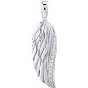 Silvego Strieborný prívesok anjelské krídlo Lasha so zirkónmi FW6944