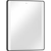 HANSGROHE Xarita Lite Q zrkadlo s bočným LED osvetlením, vypínač na stenu, 600 x 33 x 700 mm, rám matný čierny, 54962670