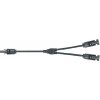 Kabel TIPA MC4 rozbočení 1x zdířka/ 2x konektor 30cm