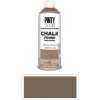PINTYPLUS CHALK - kriedová farba v spreji na rôzne povrchy 400 ml Orieškovo hnedá CK790