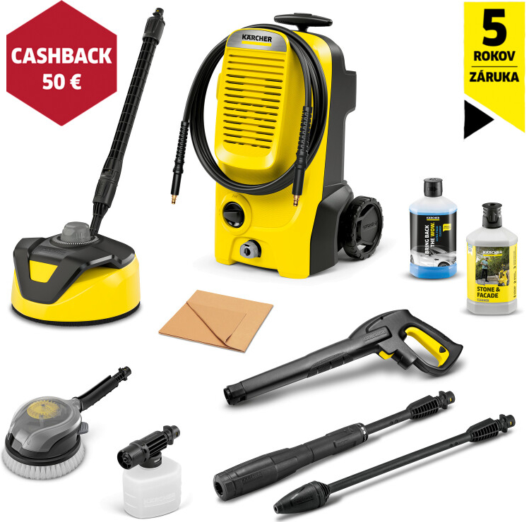 Kärcher K 5 Classic Car & Home efektívne umýva auto a domov – vysoký tlak pre dokonalú čistotu.