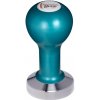Buna café tamper, kov, modrý, SP, 53 mm, nerez mat, plochý