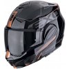 Moto prilba SCORPION EXO-TECH EVO TRAVELLER čierno / medená - Veľkosť L