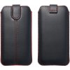 Univerzálne puzdro na Nokia C5/E52/515, Forcell Pocket Ultra Slim M4, čierna