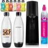 SODASTREAM TERRA saturátor bombička Co2 FLAŠA FUSE BLACK a NEON + 6x Bolero