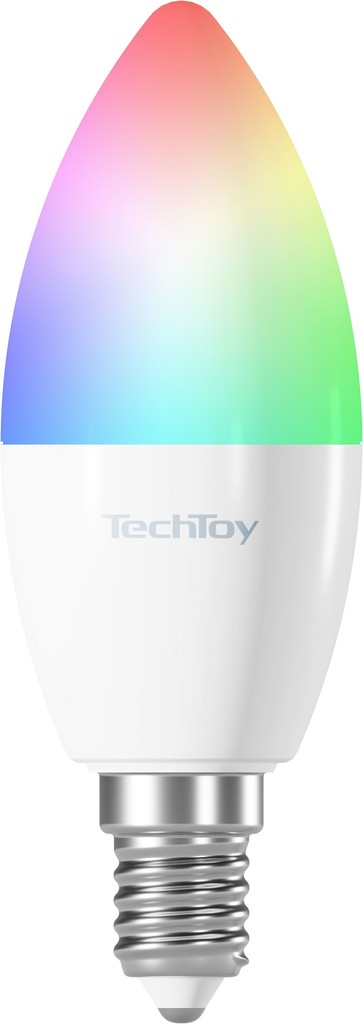 TechToy Smart Bulb RGB 6W E14 ZigBee 470lm 2200-6500K Energetická trieda G TSL-LIG-E14ZB