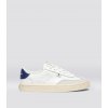 Cariuma TOCA White Diamond Leather Smoke White Suede Blue Accents Sneaker