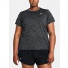 Dámske tričko Under Armour Tech SSC- Twist&-BLK Čierna 1X