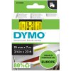 DYMO páska D1 19mm x 7m čierna na priesvitnej 45800