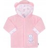 NEW BABY Zimní kabátek Nice Bear růžový Bavlna/Polyester/Antialergické vlákno 86 (12-18m)