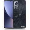 Picasee silikónový prehľadný obal pre Xiaomi 12 - Black marble